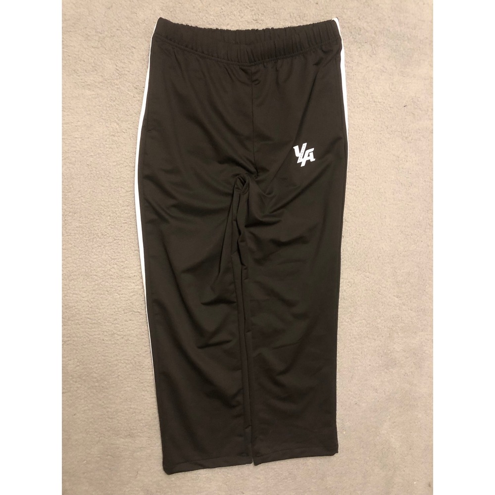 YoungLA Mens Track Pants XL Black White Side Stripe Athletic Gym Joggers YLA